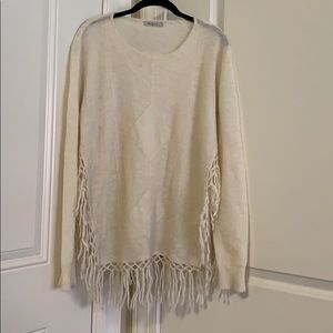 Mes Demoiselles fringe sweater